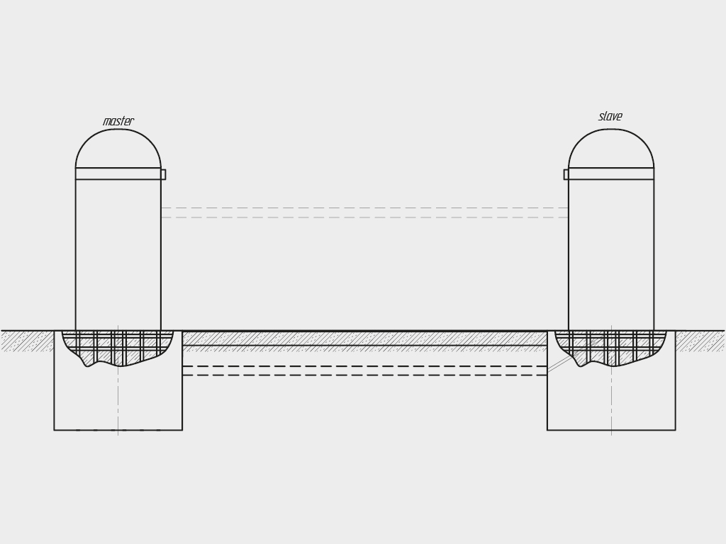 Устанавливается нa бетонное основание с помощью анкерных болтов.